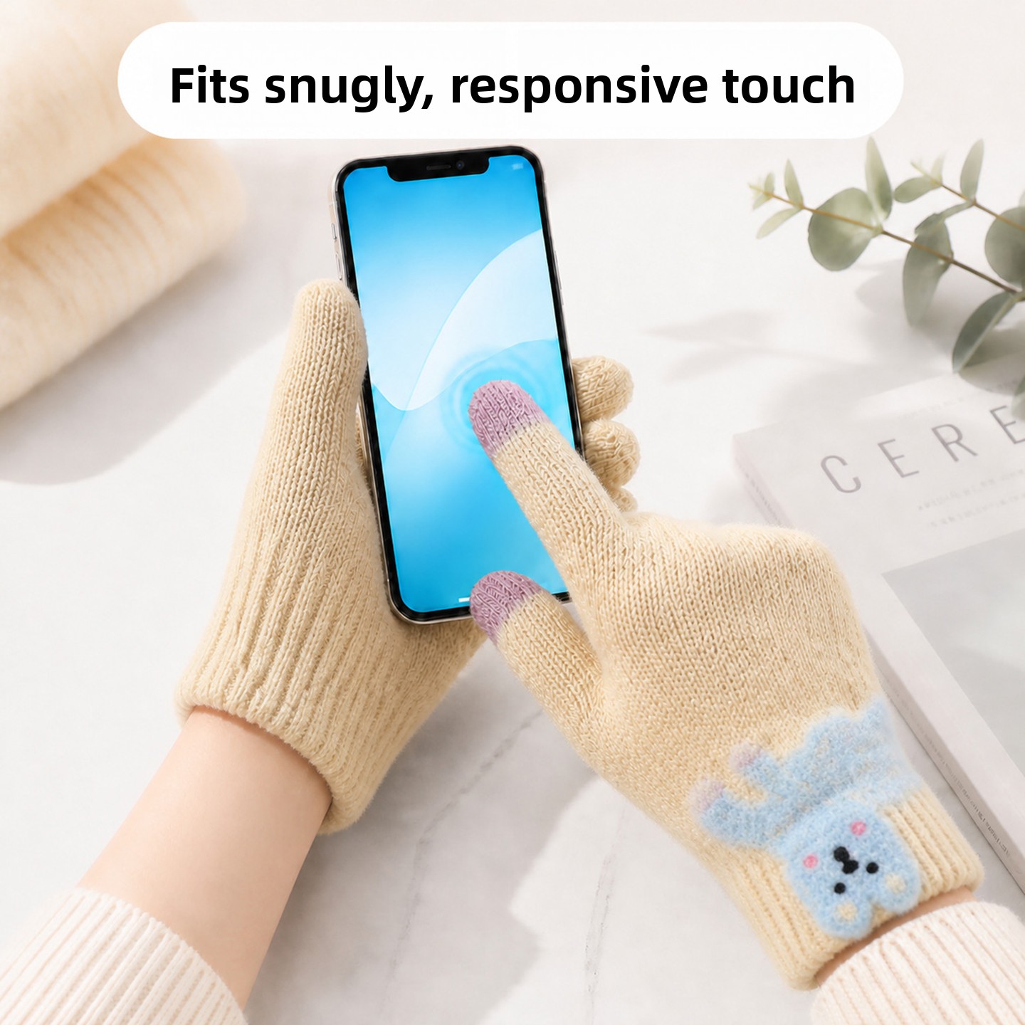 Niedliche Dackel-Touchscreen-P – Wool Glove Lined Bewertung und Preis