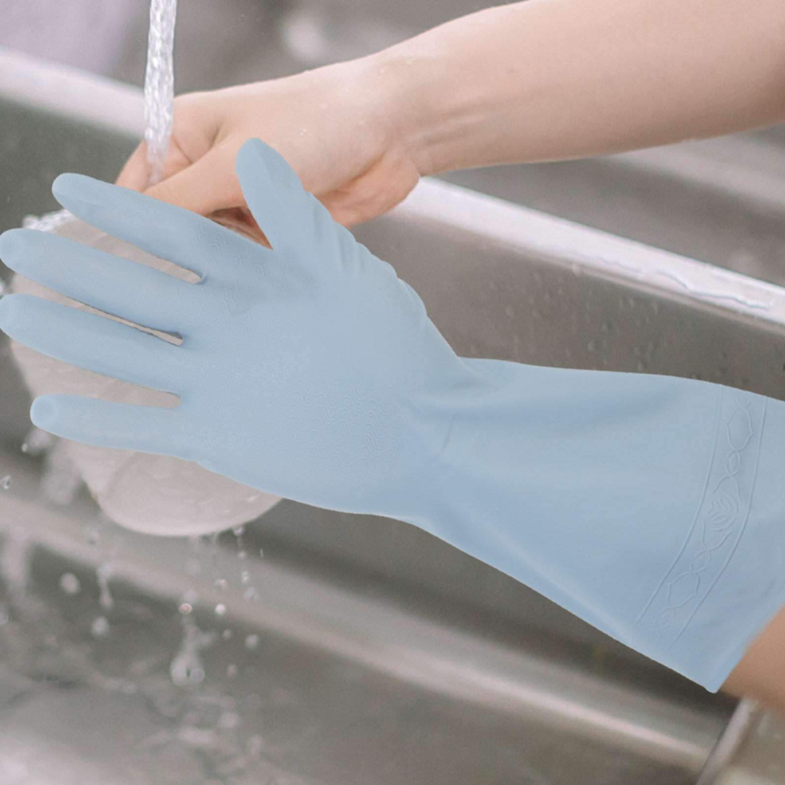 3 Paar lange, wasserdichte Gum – Dish Glove Rubber Bewertung und Preis